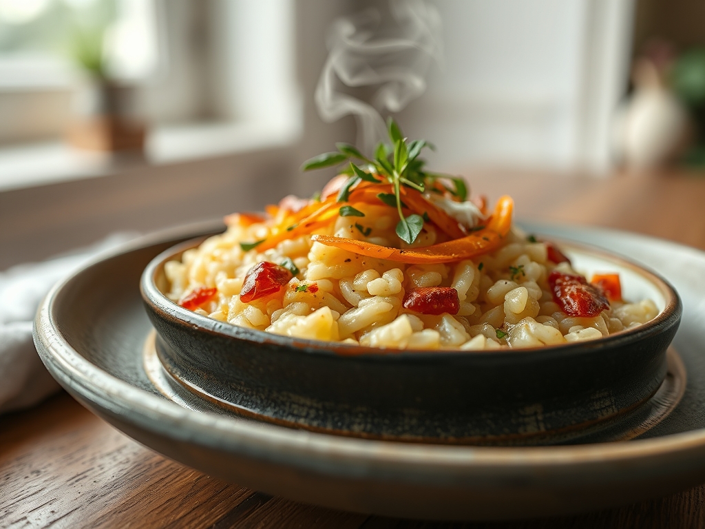 Arroz caldoso com lagosta