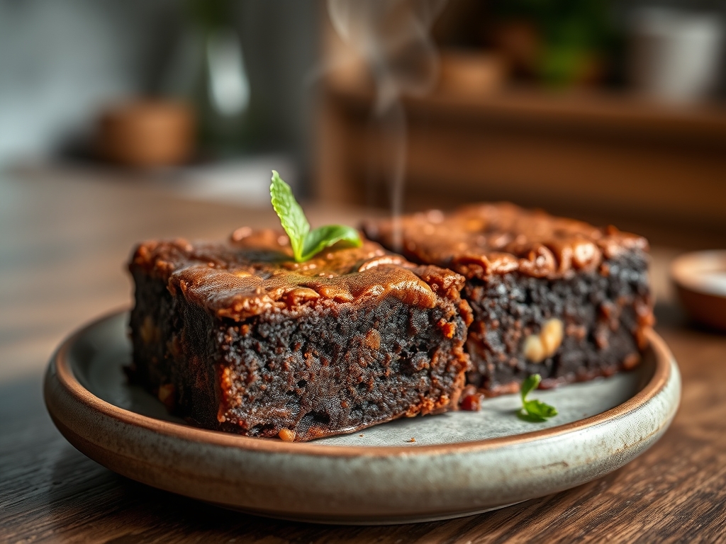 Brownies de chocolate branco