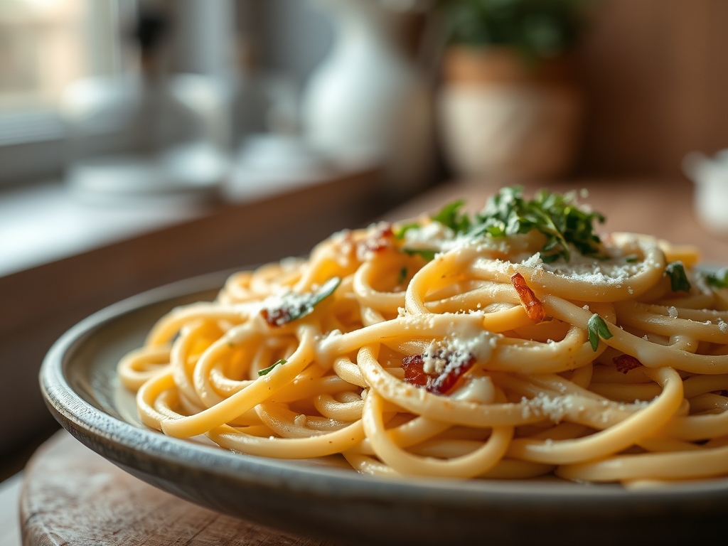 Fettuccine Alfredo família