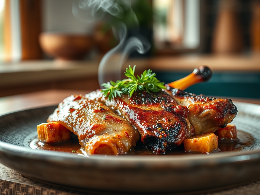 Frango assado de festa