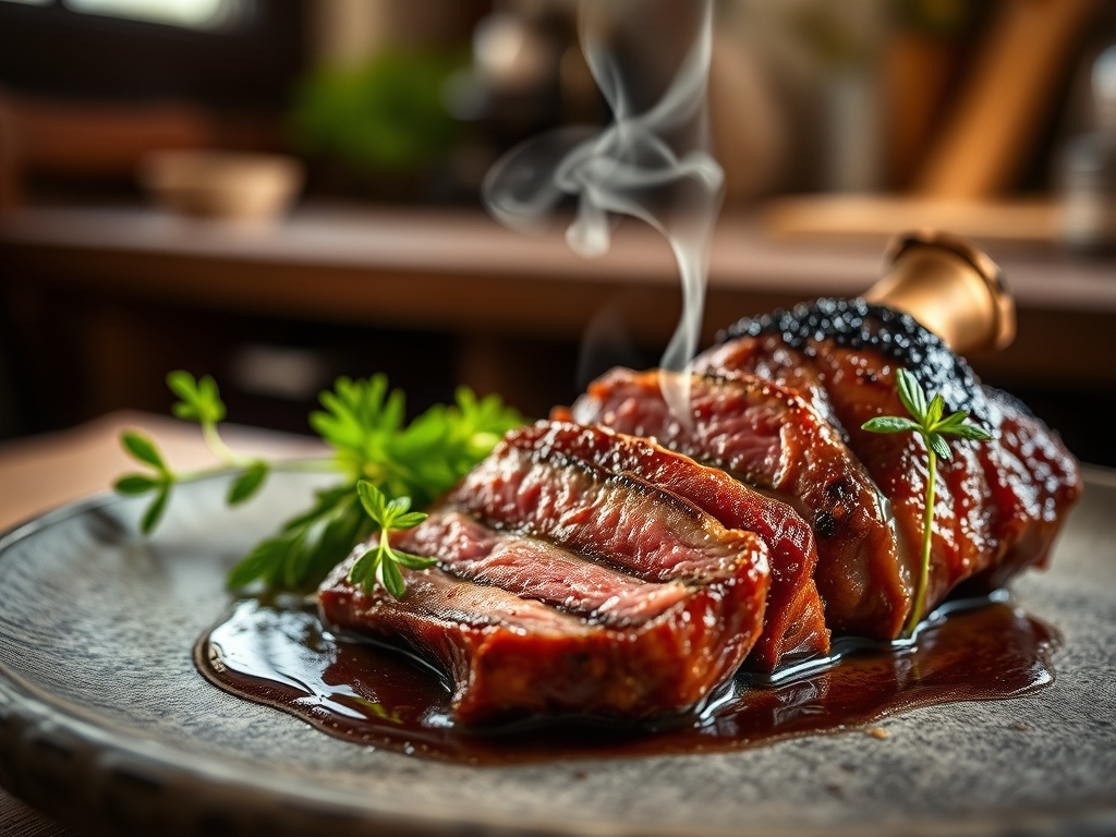 Lasanha de carne gigante