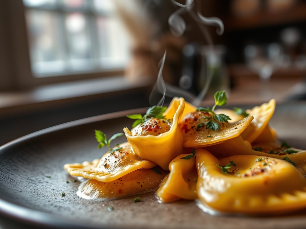 Ravioli artesanal gigante
