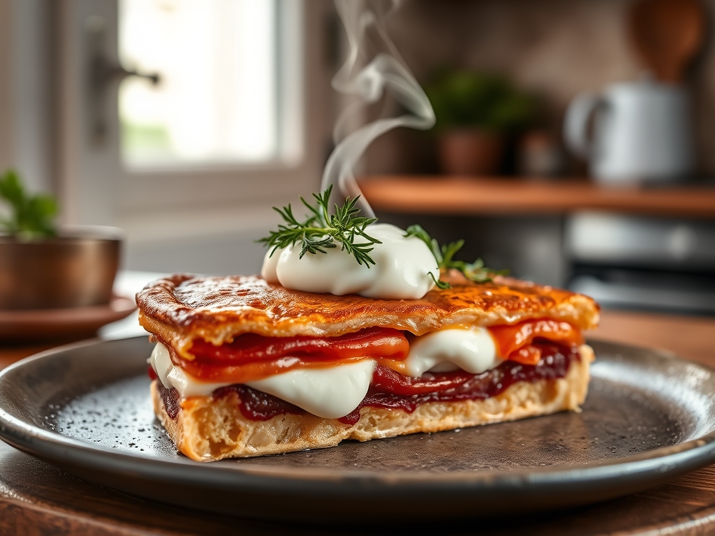 Torta de morango com chantilly