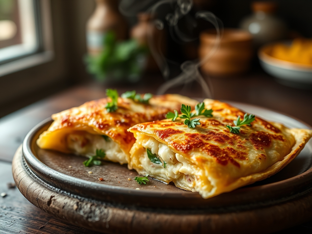 Quesadillas de frango e queijo